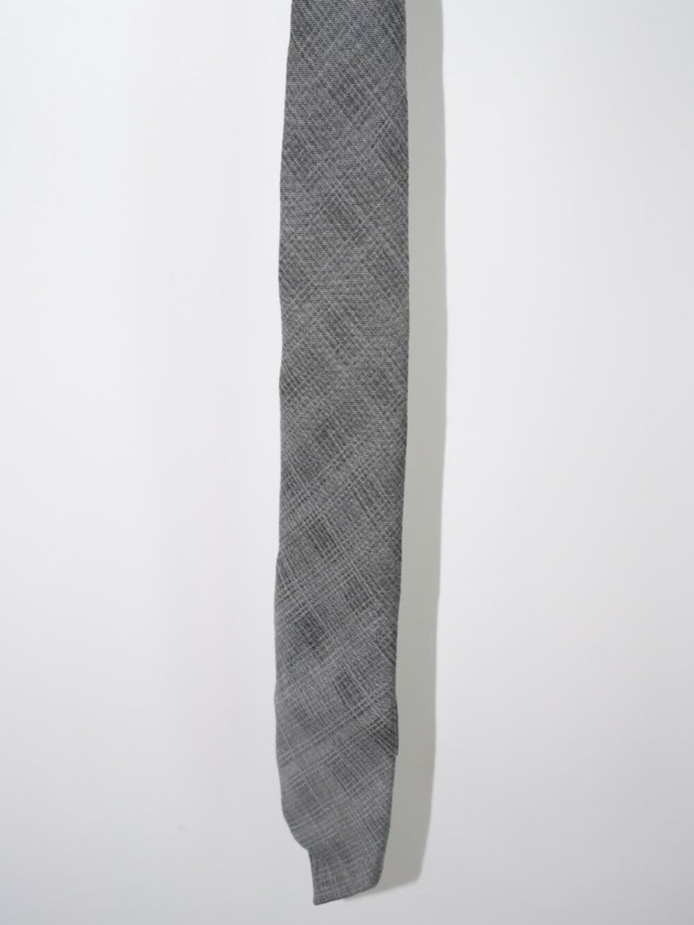 Calvin Klein Gray Plaid Tie
